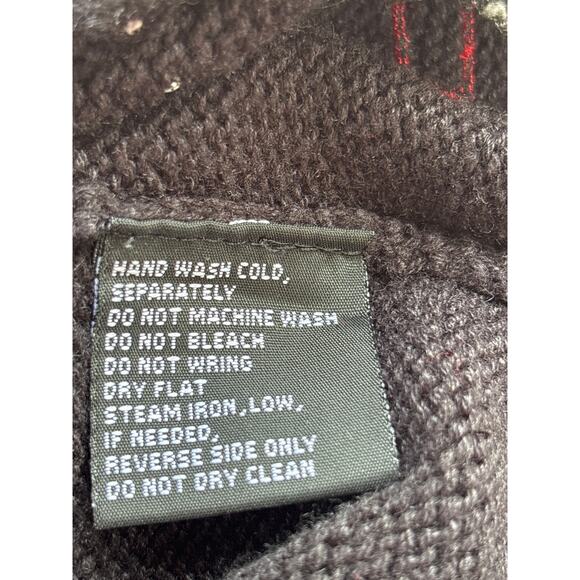 Vintage Christmas Holiday Sweater Vest M Ramie Cotton Snowman Santa Pearl Accent - Picture 8 of 11